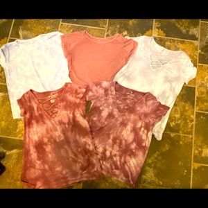 Bundle of 5 American Eagle Soft & Sexy tees size xsmall